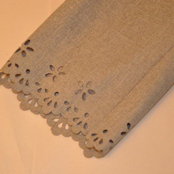 Alfred Dunner Womens Petite Flowerd Gray Jacket - Picture 4 of 12